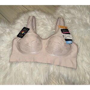 Bali 3488 Comfort Revolution Shaping Wireless Bra Womens S Small Light Pink New